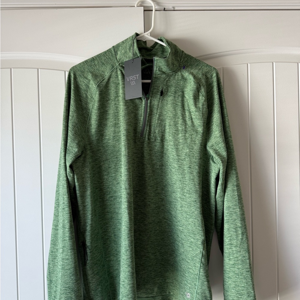 VRST Green Quarter-Zip Pullover